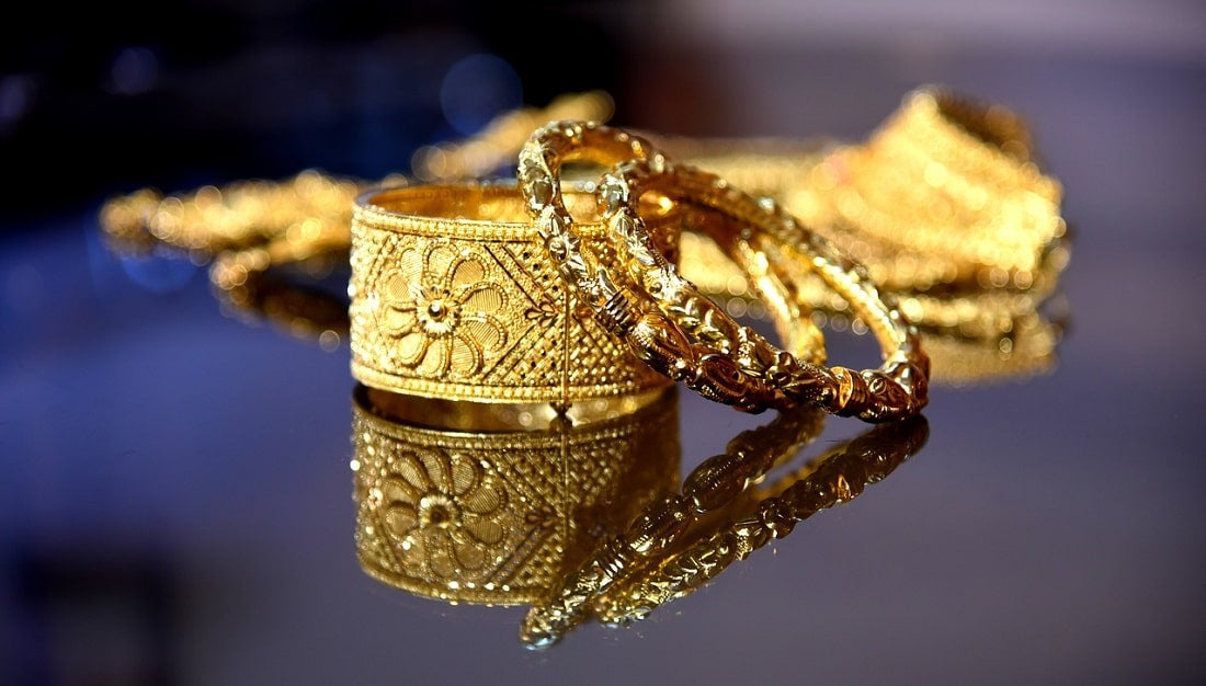 Premium Gold-Tone Traditional Bangle Set with Intricate Detailing